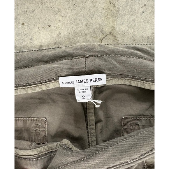James Perse Standard Olive Green Drawstring Lounge Pants Casual‎ Comfort - Picture 2 of 3